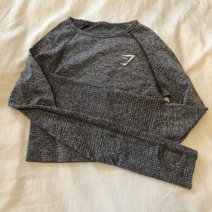 Gymshark Vital seamless long sleeve crop top - XS